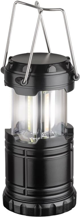Goobay LED campinglampa High Bright 250 infällbar, kompakt design, mycket ljusstark, kallvitt (6800 K)