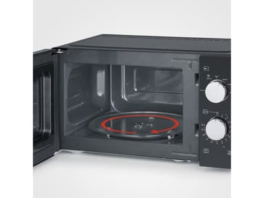 Severin mikroaaltouuni 17 l 700 W (musta)