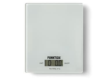 Kitchen scale glass white 5kg