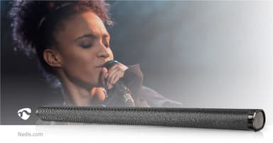 Nedis Soundbar | 2.0 | DSP | 135 W | 1x 3.5 mm / 1x Coax Audio / 1x Optinen / 1x USB | 1x HDMI (tukee ARC) | Bluetooth® | Kiinnitettävä | Musta / Tummanharmaa