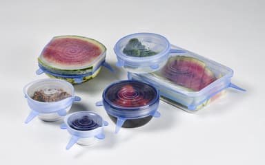 Stretch lids 6 pcs silicone