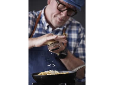 Grater coarse 31,6 x 6,5 cm Stainless steel/Acacia