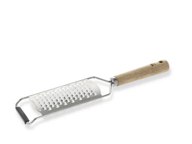 Grater coarse 31,6 x 6,5 cm Stainless steel/Acacia