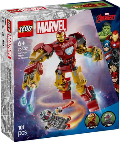 LEGO Super Heroes Iron Man ‑robotti vastaan Ultron 76307