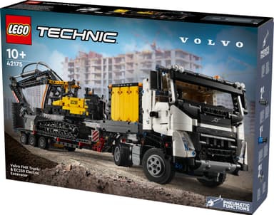 LEGO Technic Volvo FMX ‑kuorma-auto ja EC230 Electric ‑kaivukone 42175