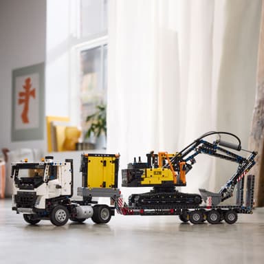 LEGO Technic Volvo FMX ‑kuorma-auto ja EC230 Electric ‑kaivukone 42175