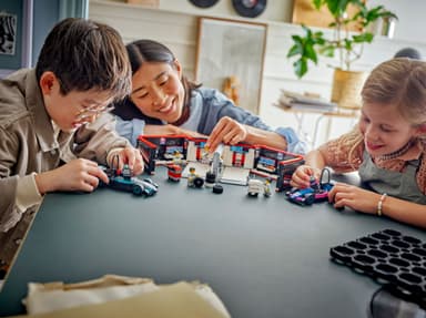 LEGO City F1-talli ja Mercedes-AMG‑ ja Alpine-autot 60444