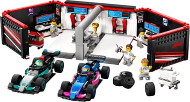 LEGO City F1-talli ja Mercedes-AMG‑ ja Alpine-autot 60444