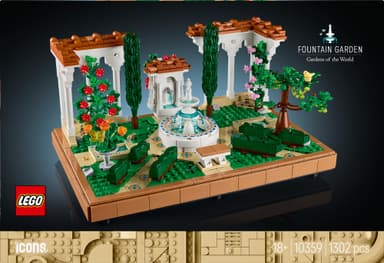LEGO Icons Puutarha ja suihkulähde 10359