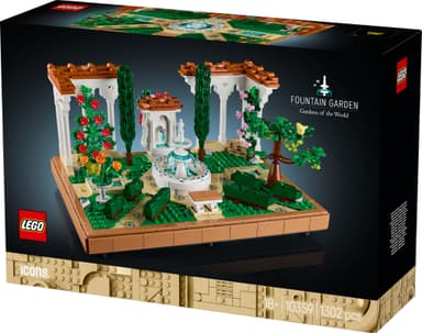 LEGO Icons Puutarha ja suihkulähde 10359