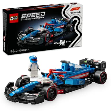 LEGO Speed Champions Visa Cash App RB VCARB 01 F1 ‑kilpa-auto 77246