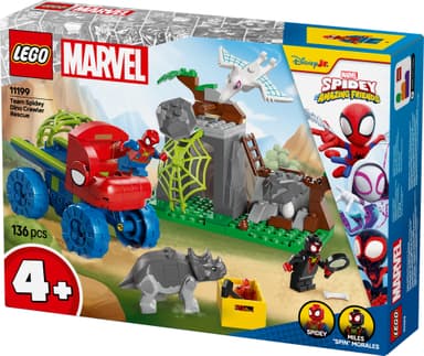LEGO Spidey Team Spideyn pelastustehtävä dinomönkijällä 11199