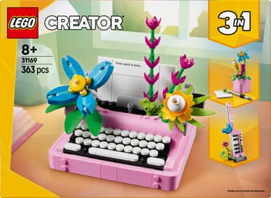 LEGO Creator Kirjoituskone ja kukat 31169