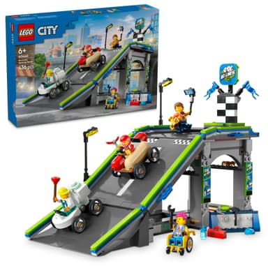 LEGO City Ei rajoja: Kilpa-autojen ramppirata 60460