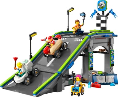 LEGO City Ei rajoja: Kilpa-autojen ramppirata 60460