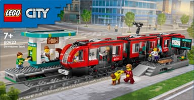 LEGO City Keskikaupungin pikaratikkapysäkki 60423
