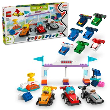 LEGO DUPLO Town F1-tiimin kilpa-autot ja kuljettajat 10445
