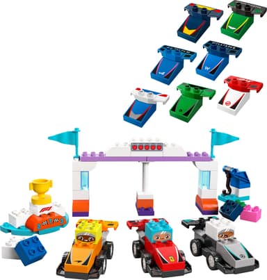 LEGO DUPLO Town F1-tiimin kilpa-autot ja kuljettajat 10445