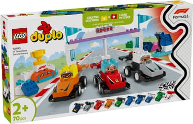 LEGO DUPLO Town F1-tiimin kilpa-autot ja kuljettajat 10445