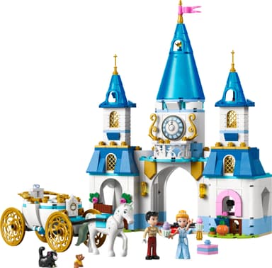 LEGO Disney Princess Tuhkimon linna ja hevosvaunut 43275