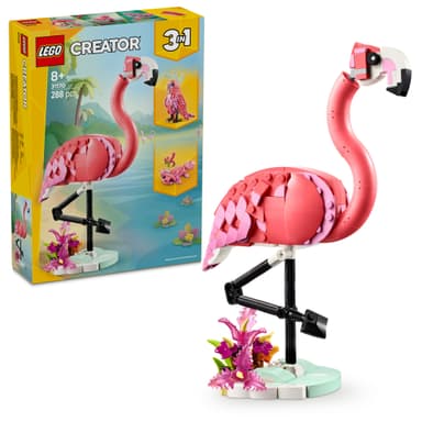 LEGO Creator Villieläimet: vaaleanpunainen flamingo 31170