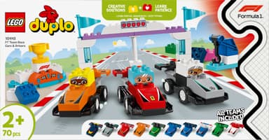 LEGO DUPLO Town F1-tiimin kilpa-autot ja kuljettajat 10445
