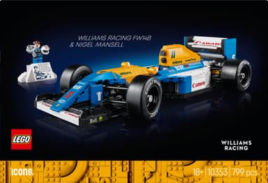 LEGO Icons Williams Racing FW14B ja Nigel Mansell 10353
