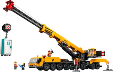 LEGO City Keltainen ajettava rakennusnosturi 60409