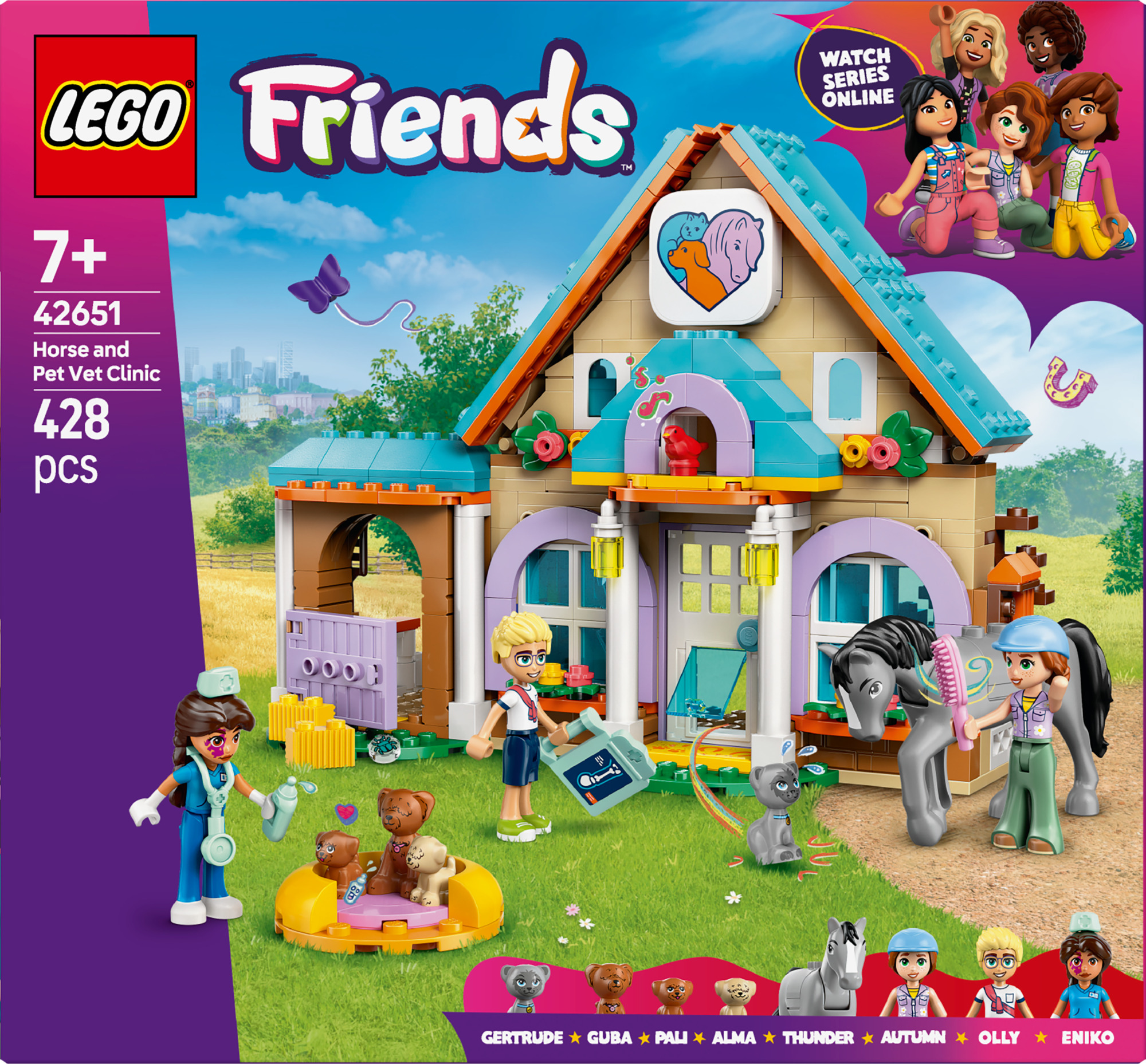 LEGO Friends Hevos‑ ja lemmikkisairaala 42651