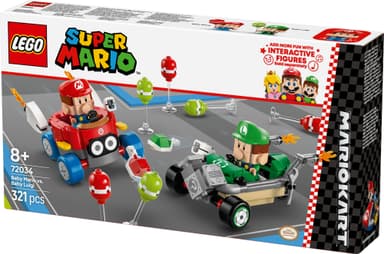 LEGO Super Mario Mario Kart – Baby Mario vastaan Baby Luigi 72034