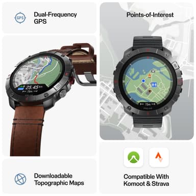 Polar Grit X2 Pro urheilukello M/L (Titaania/terästä)