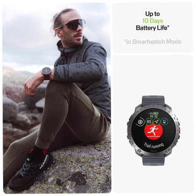 Polar Grit X2 Pro urheilukello M/L (Titaania/terästä)