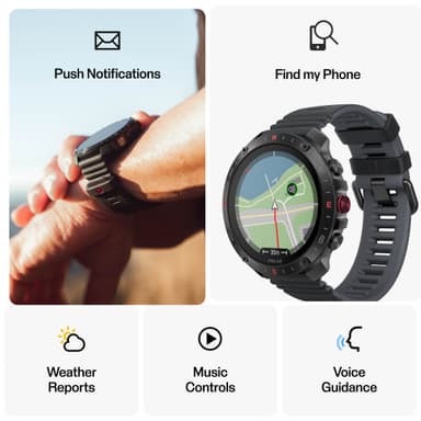 Polar Grit X2 Pro urheilukello S-L (musta)