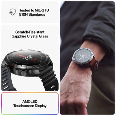 Polar Grit X2 Pro urheilukello M/L (Titaania/terästä)