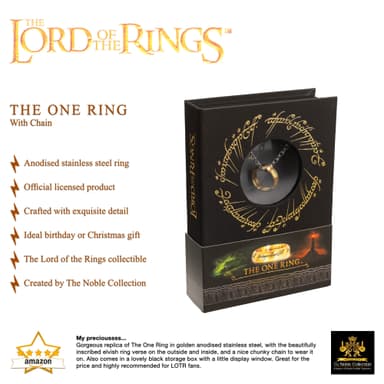 Noble Collection Lord Of The Rings kailakoru (The One Ring)