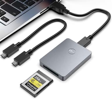 NÖRDIC USB-A&USB-C 3.2 10Gbps Kortinlukija CFexpress B