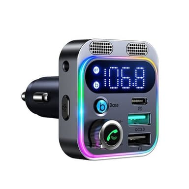 Joyroom FM-lähetin + USB-latausportti, 48W PD QC3.0