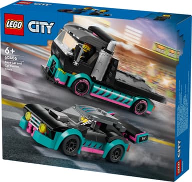 LEGO City Kilpa-auto ja autonkuljetusauto 60406