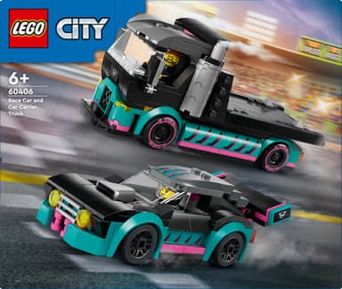 LEGO City Kilpa-auto ja autonkuljetusauto 60406