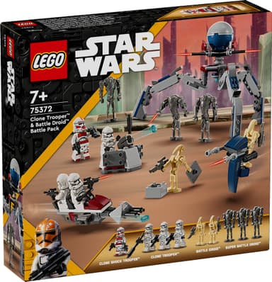 LEGO Star Wars Kloonisoturin ja taisteludroidin taistelupakkaus 75372