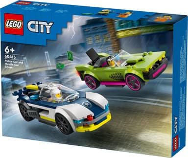 LEGO City Poliisiauto ja muskeliauton takaa-ajo 60415