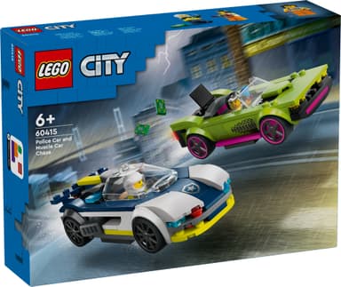LEGO City Poliisiauto ja muskeliauton takaa-ajo 60415