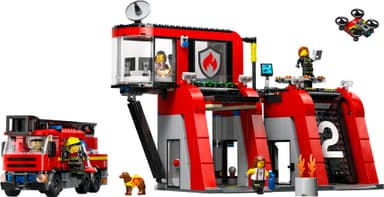 LEGO City Paloasema ja paloauto 60414