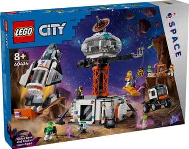 LEGO City Avaruusasema ja raketin laukaisualusta 60434
