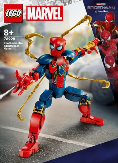 LEGO Super Heroes Rakennettava Iron Spider-Man ‑hahmo 76298
