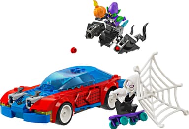 LEGO Super Heroes Spider-Manin kilpa-auto ja Venomin Vihreä Menninkäinen 76279