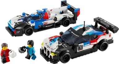 LEGO Speed Champions BMW M4 GT3‑ ja BMW M Hybrid V8 ‑kilpa-autot 76922