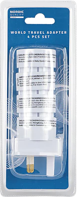 Nordic Quality matka-adapteri pakkaus