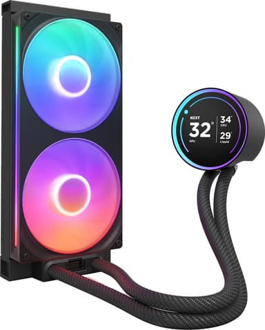 NZXT Kraken 280 Elite V2 RGB nestejäähdytin (musta)