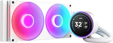 NZXT Kraken 280 Elite V2 RGB nestejäähdytin (valkoinen)